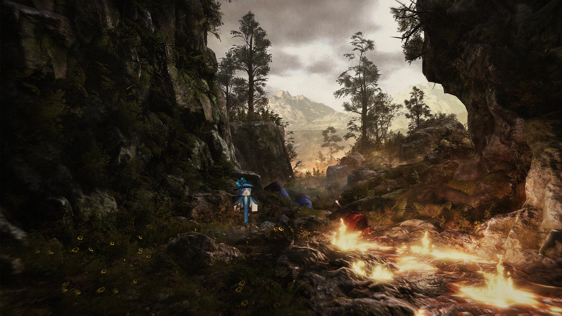 Burning Forest (roblox studio)